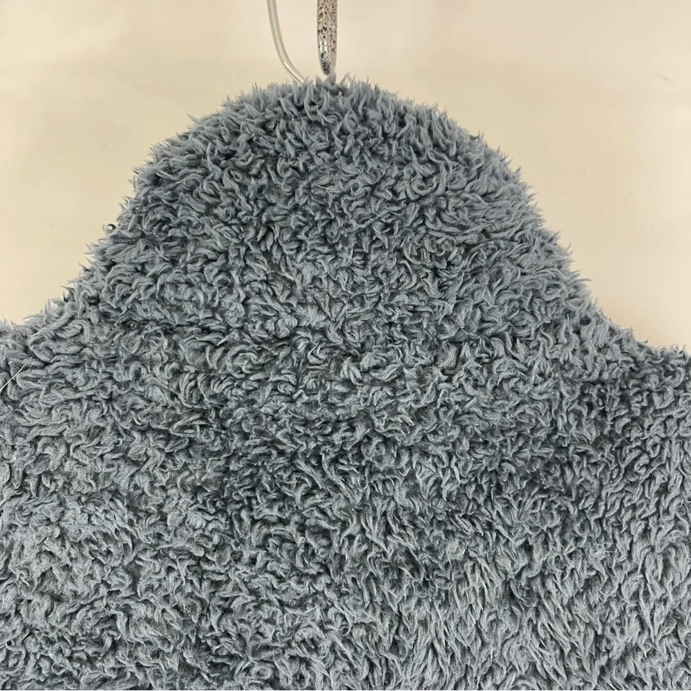 Patagonia Women’s Medium Fleece Zip-Up Vest‎ Gray Sherpa Outdoor Core Piece